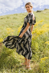Dinah Abstract Midi Dress FINAL SALE