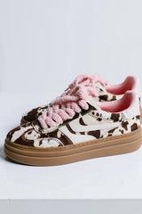 Steve Madden Dodge Sneaker in Cow Print FINAL SALE