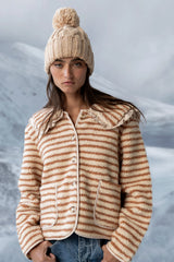 Manny Striped Sherpa Jacket FINAL SALE