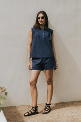 Harley Tank in Navy