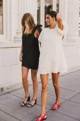 Andria Rosette Mini Dress FINAL SALE