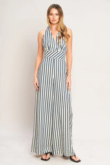 NAUTICAL BREEZE STRIPE JUMPSUIT