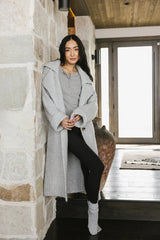 Emily Long Cardigan in Grey FINAL SALE