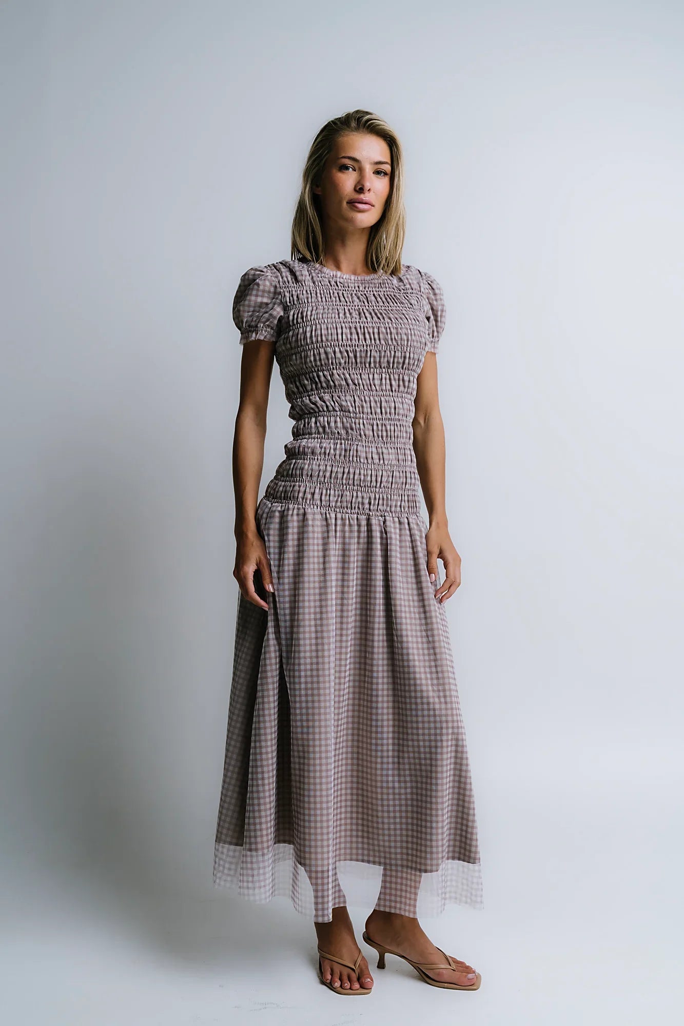 Daisy Gingham Maxi Dress FINAL SALE