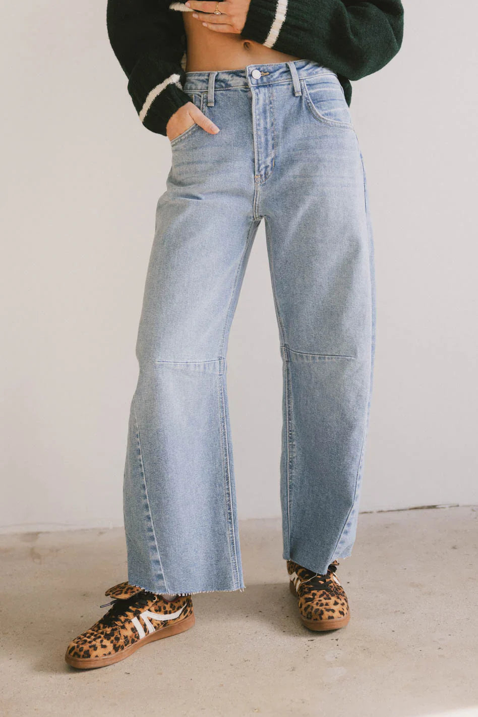 Juliette Barrel Jeans in Light Wash FINAL SALE