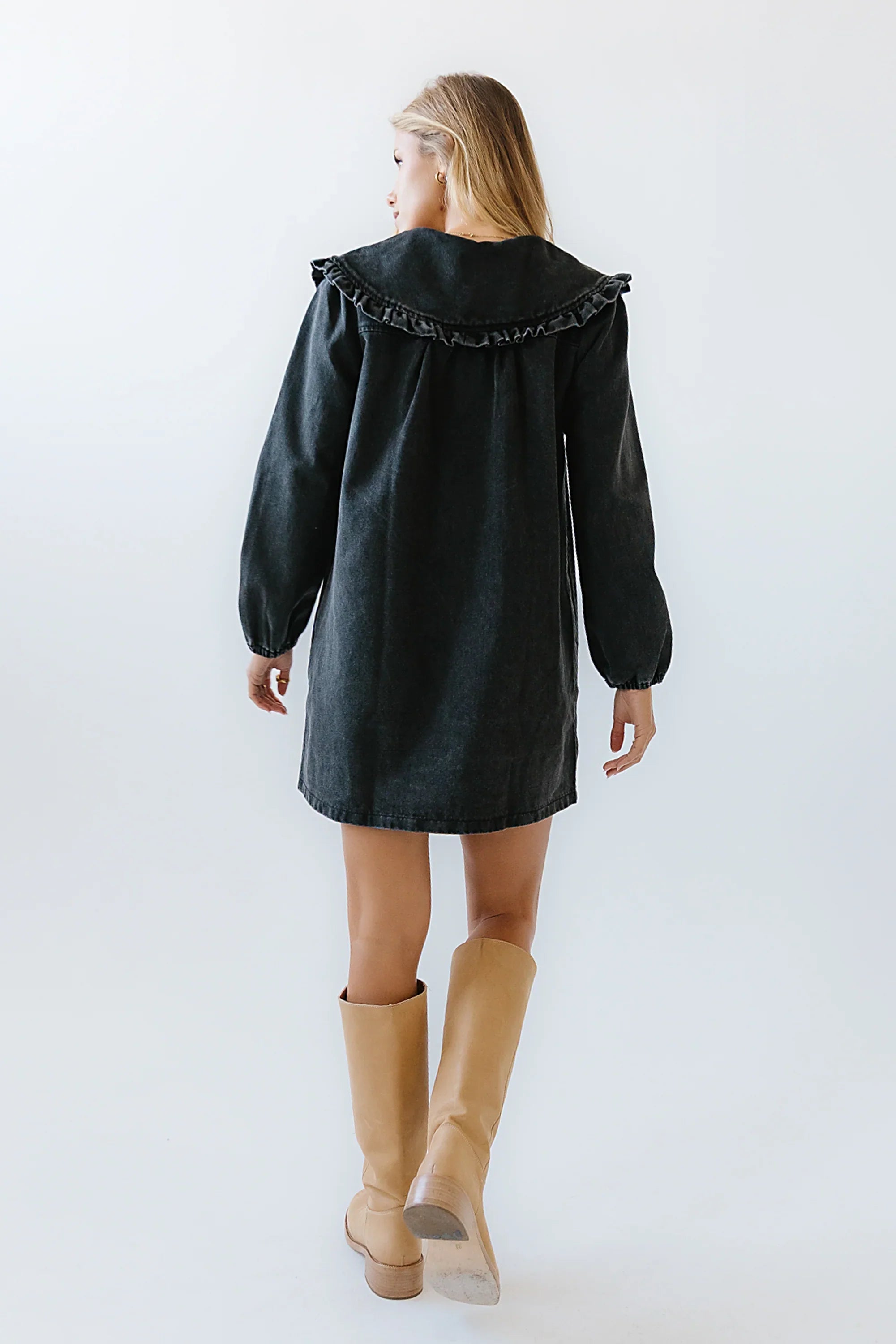 Iris Denim Babydoll Dress FINAL SALE