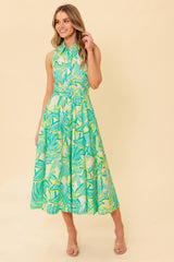DAYS WITH YOU MIDI SHIRT DRESS GREEN