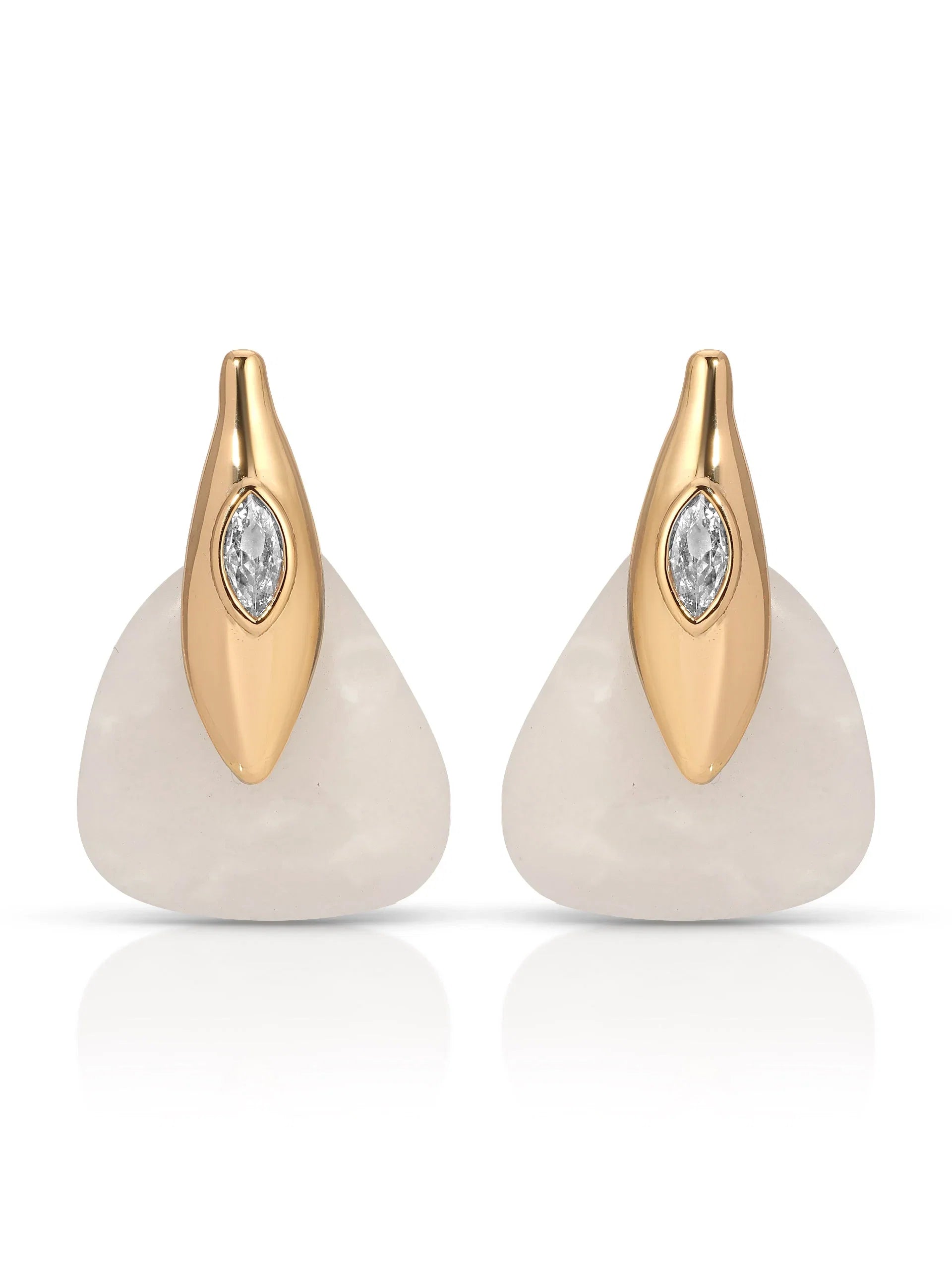 Solstice Earrings in Bone
