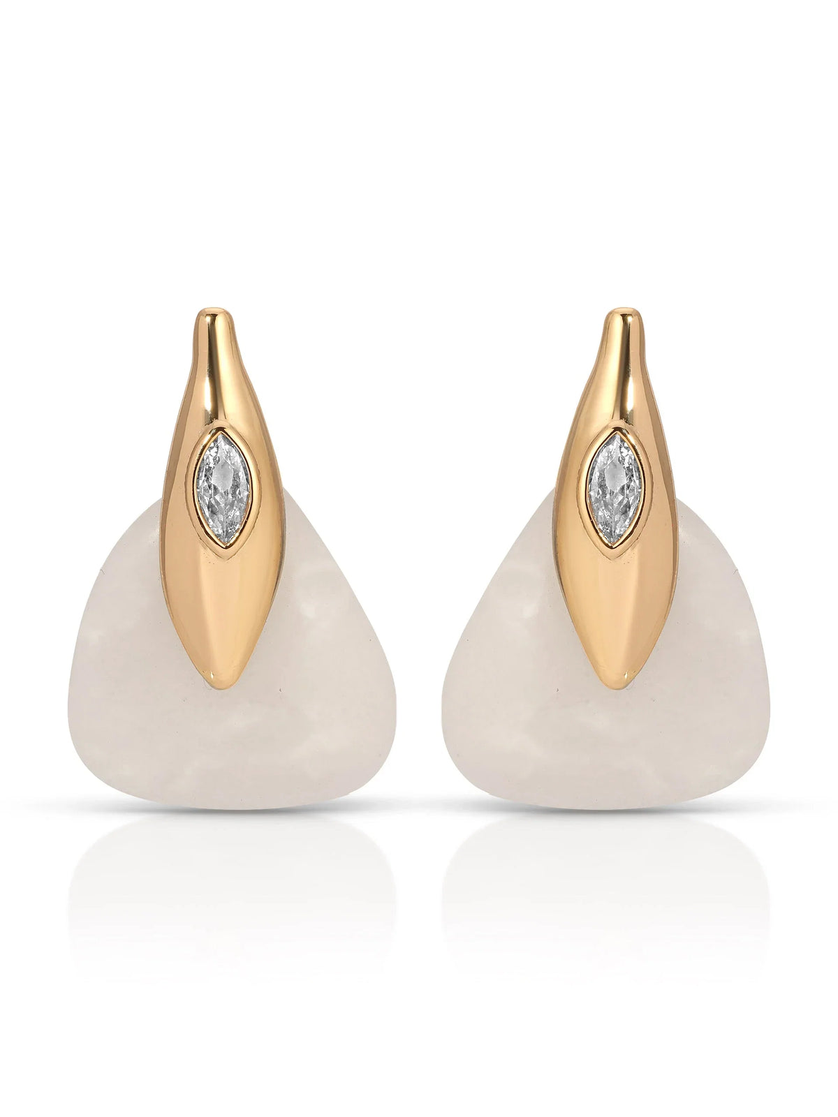 Solstice Earrings in Bone