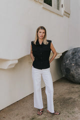 Karlie Button Up in Black