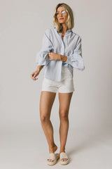 Winifred Button Up in Blue FINAL SALE