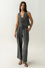Lea Plaid Vest