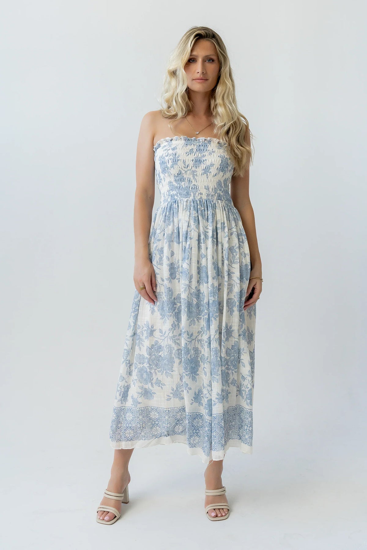Kamry Strapless Midi Dress