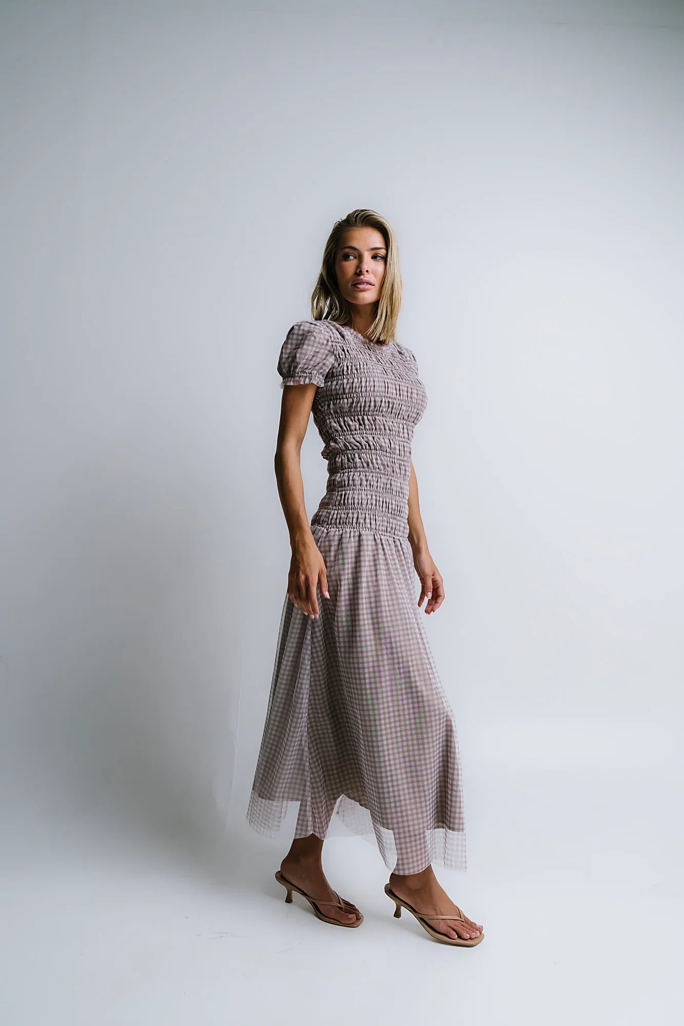 Daisy Gingham Maxi Dress FINAL SALE