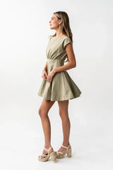 Kinzey Mini Dress in Olive