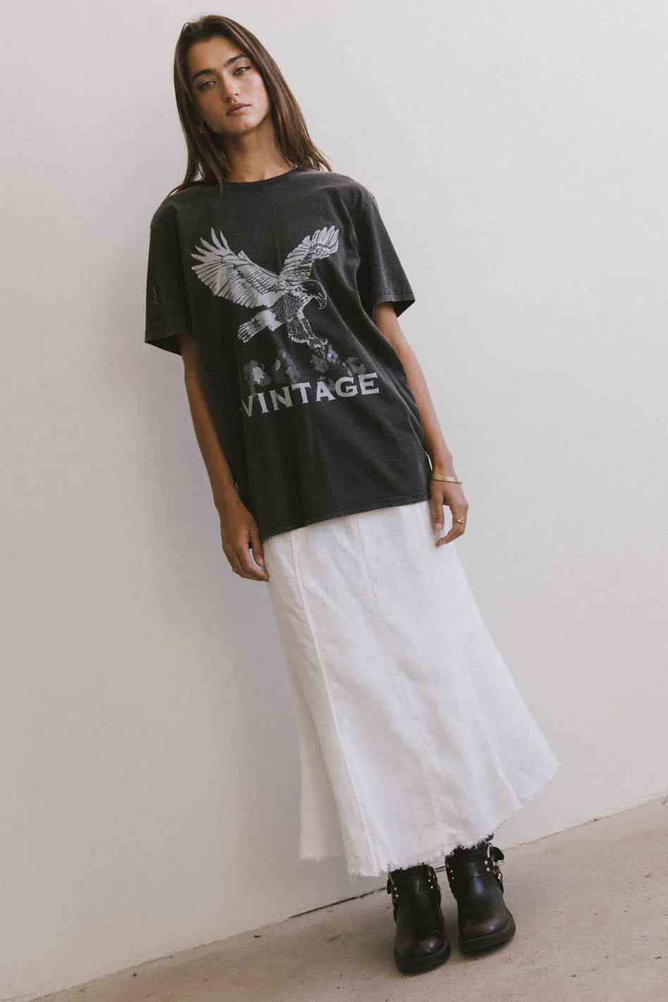 Dae Maxi Skirt in Natural FINAL SALE