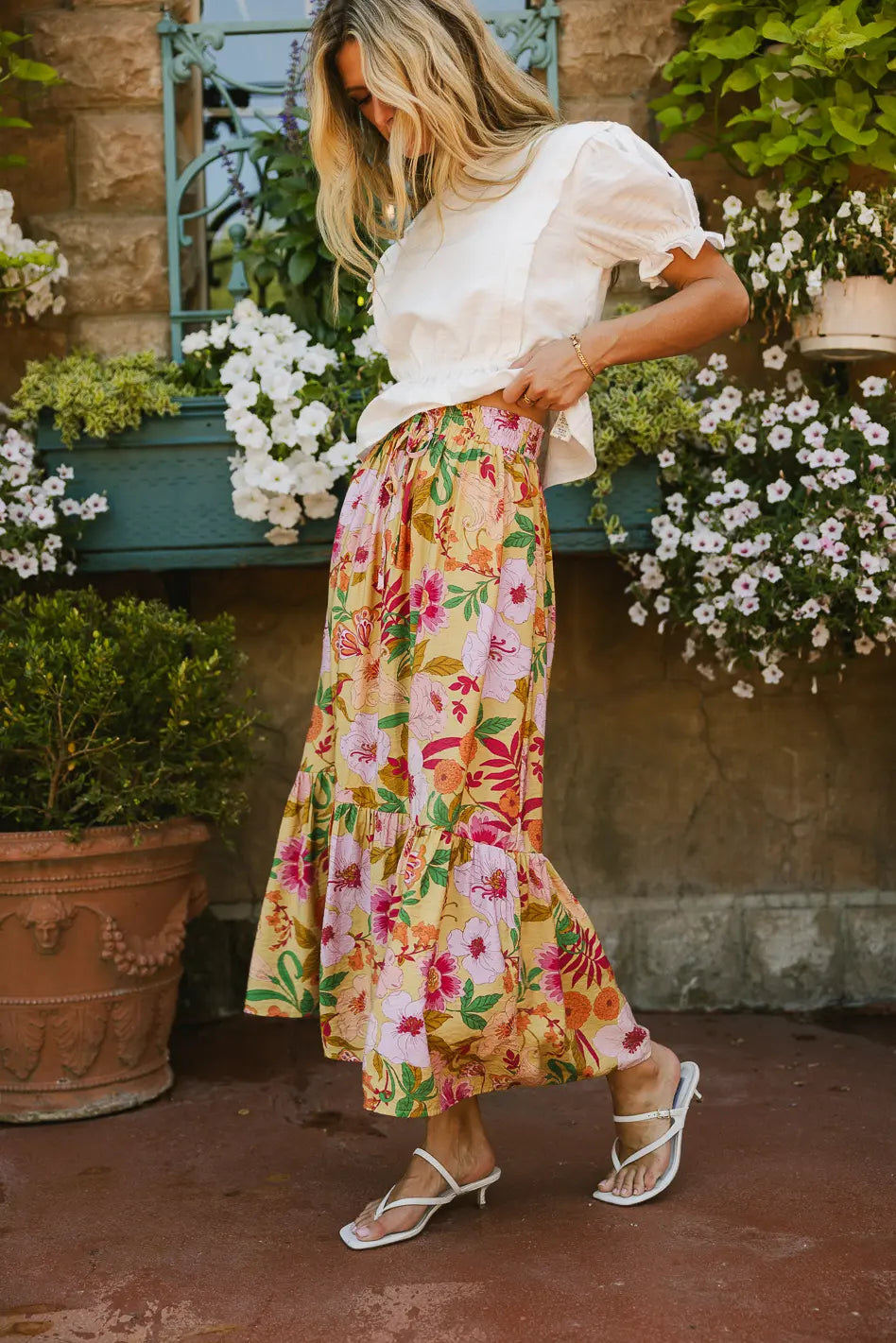 Cecily Floral Skirt FINAL SALE