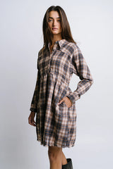 Karrie Plaid Mini Dress FINAL SALE