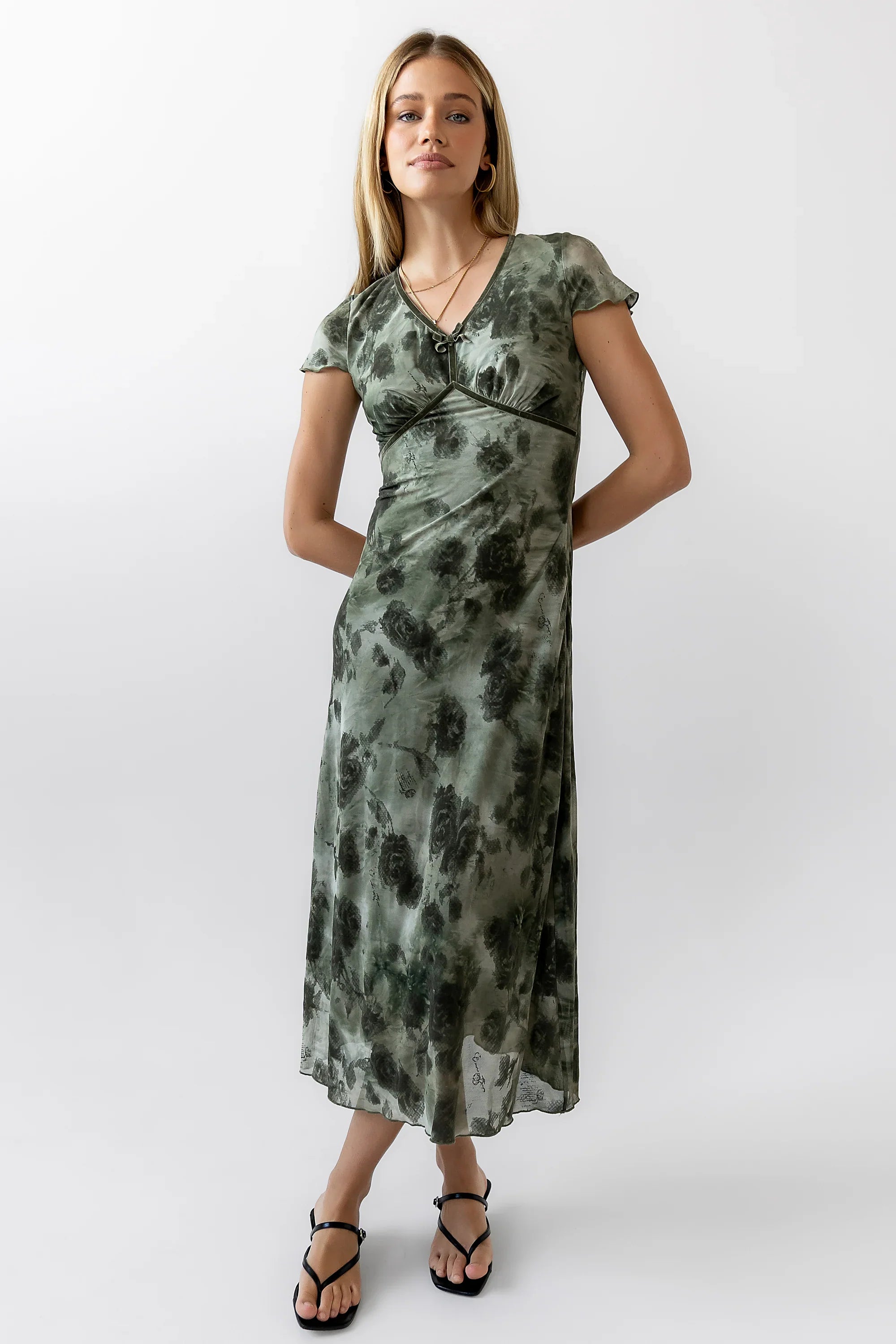 Neo Mesh Maxi Dress