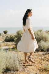 Olivia Faux Smocked Midi Dress FINAL SALE
