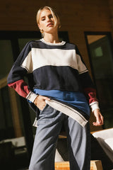 Play On Striped Crewneck FINAL SALE