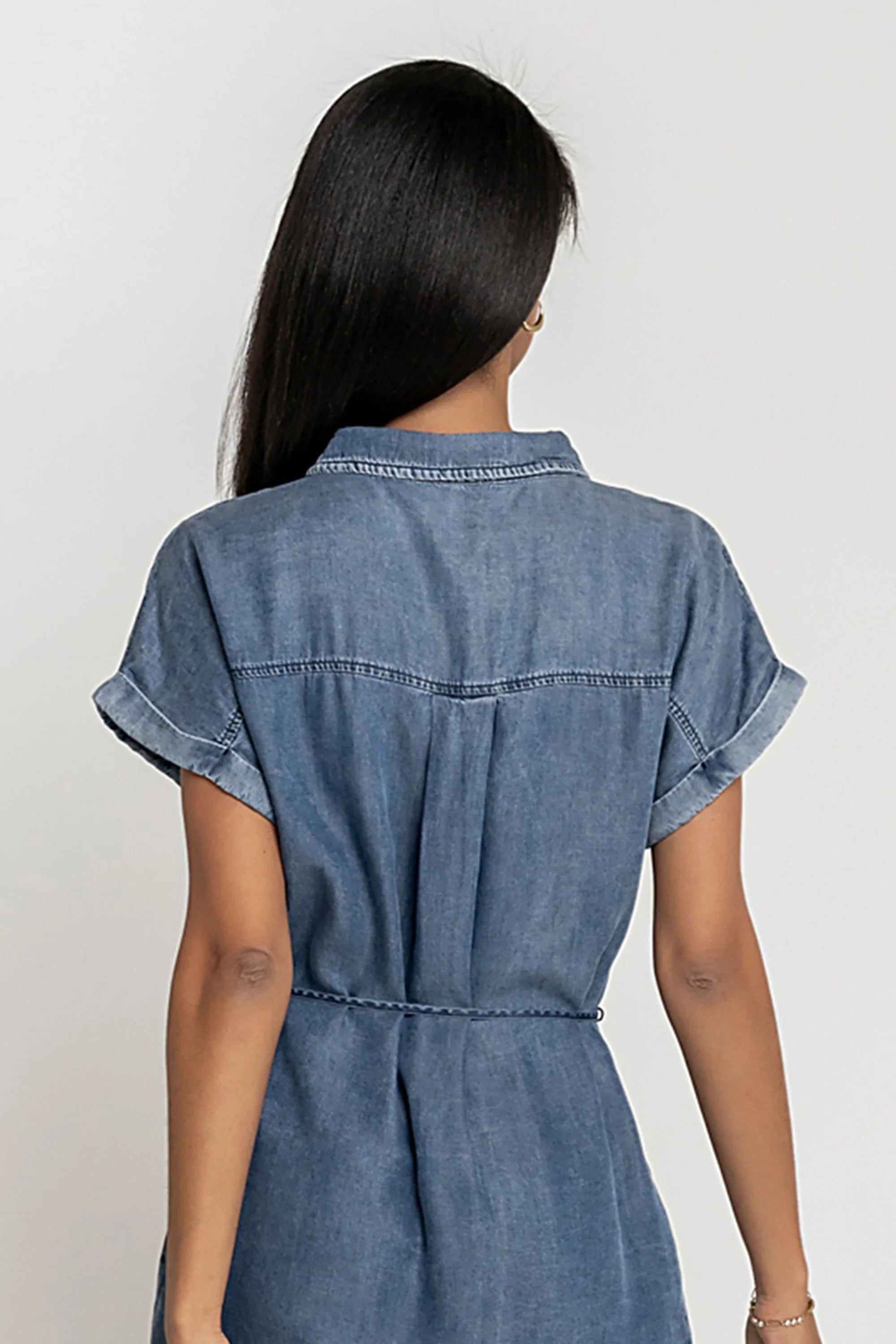 Sherry Denim Midi Dress