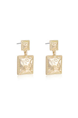 Repeated Square Dangle Earrings