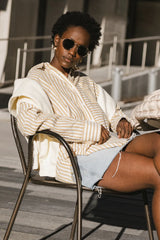 Brenn Button Up in Brown FINAL SALE