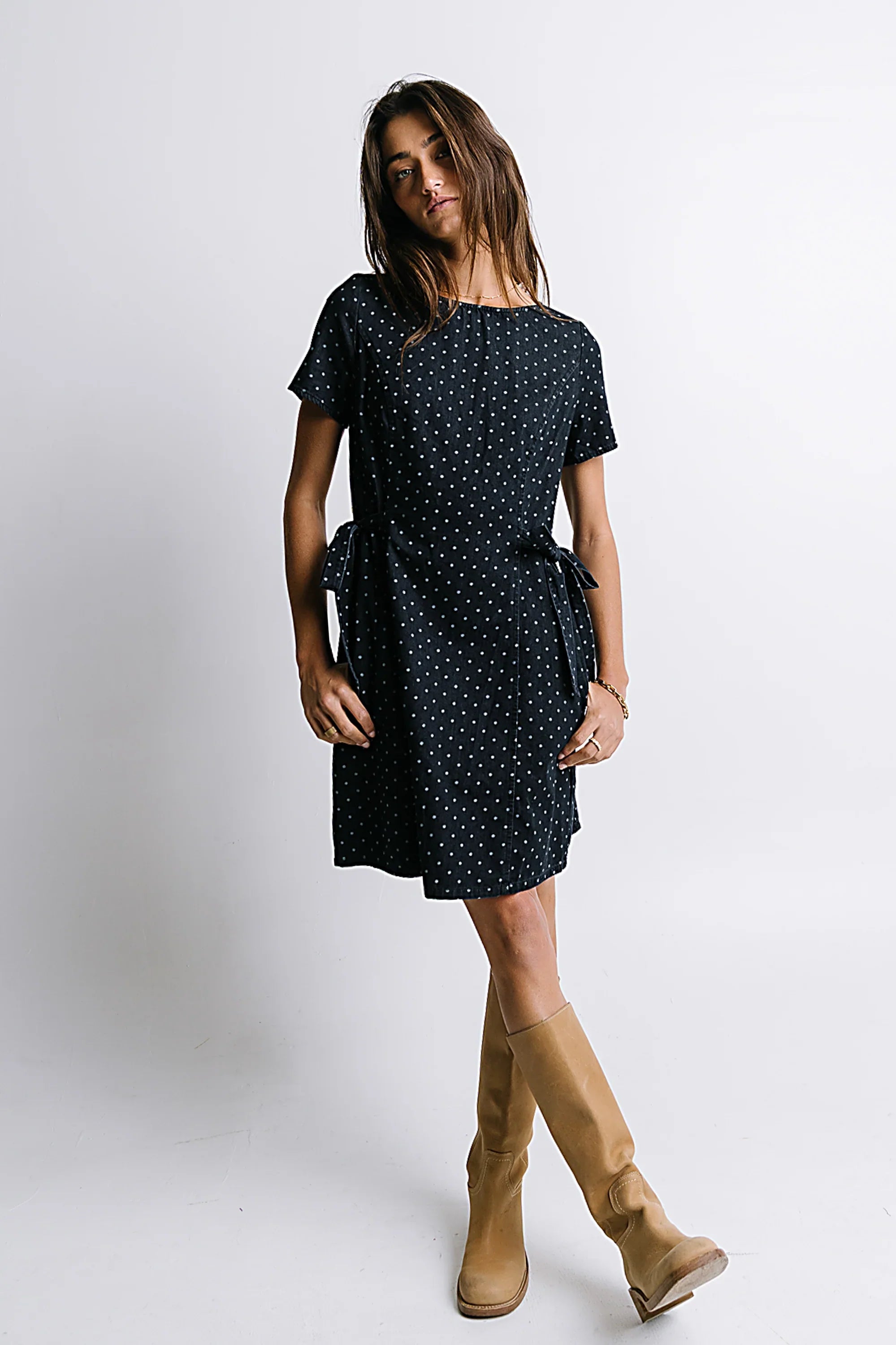 Gloria Polka Dot Mini Dress FINAL SALE