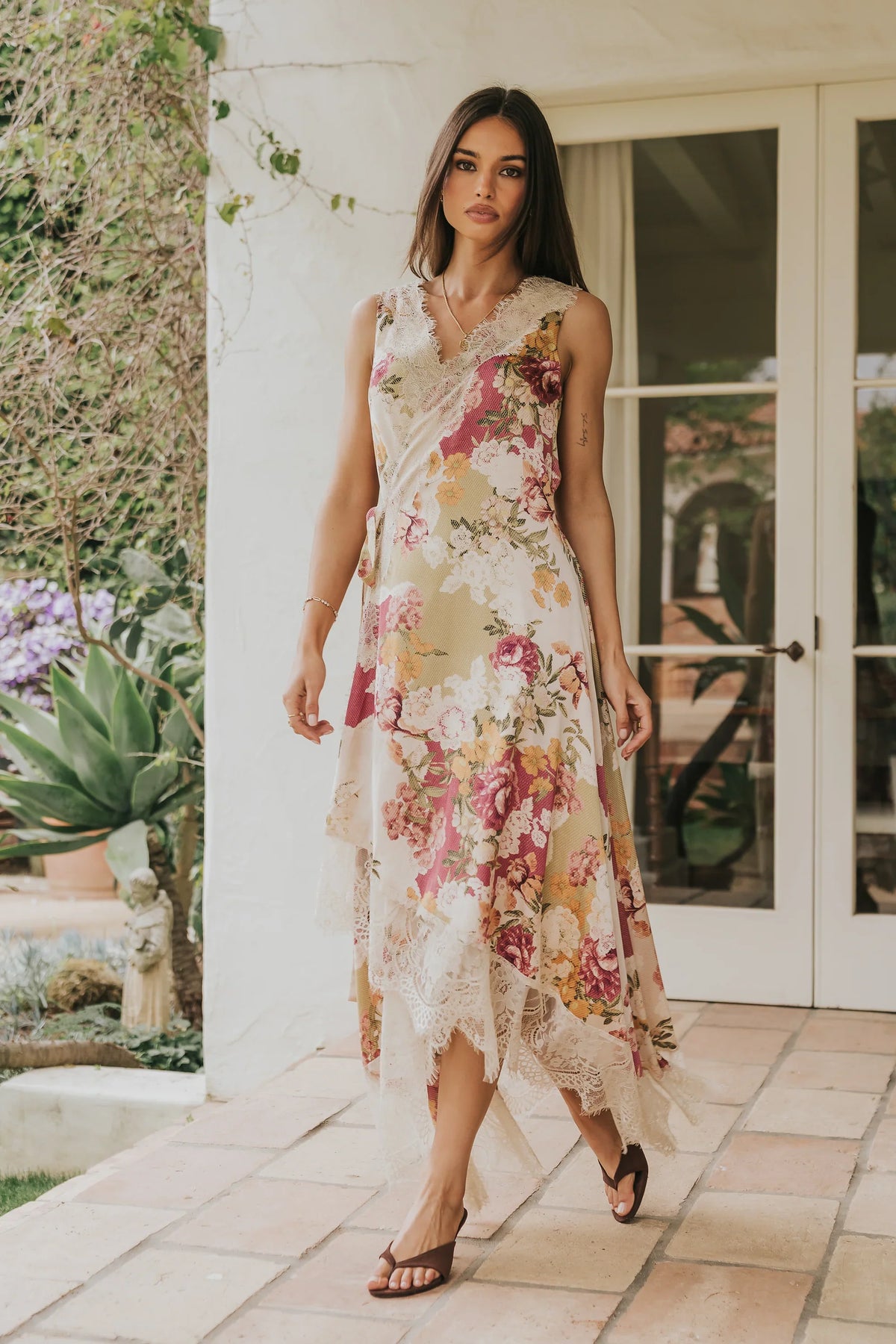 Tess Floral Wrap Dress