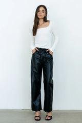 Andrea Knit Top in Off White