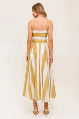 DESERT SANDS TAUPE MIDI DRESS
