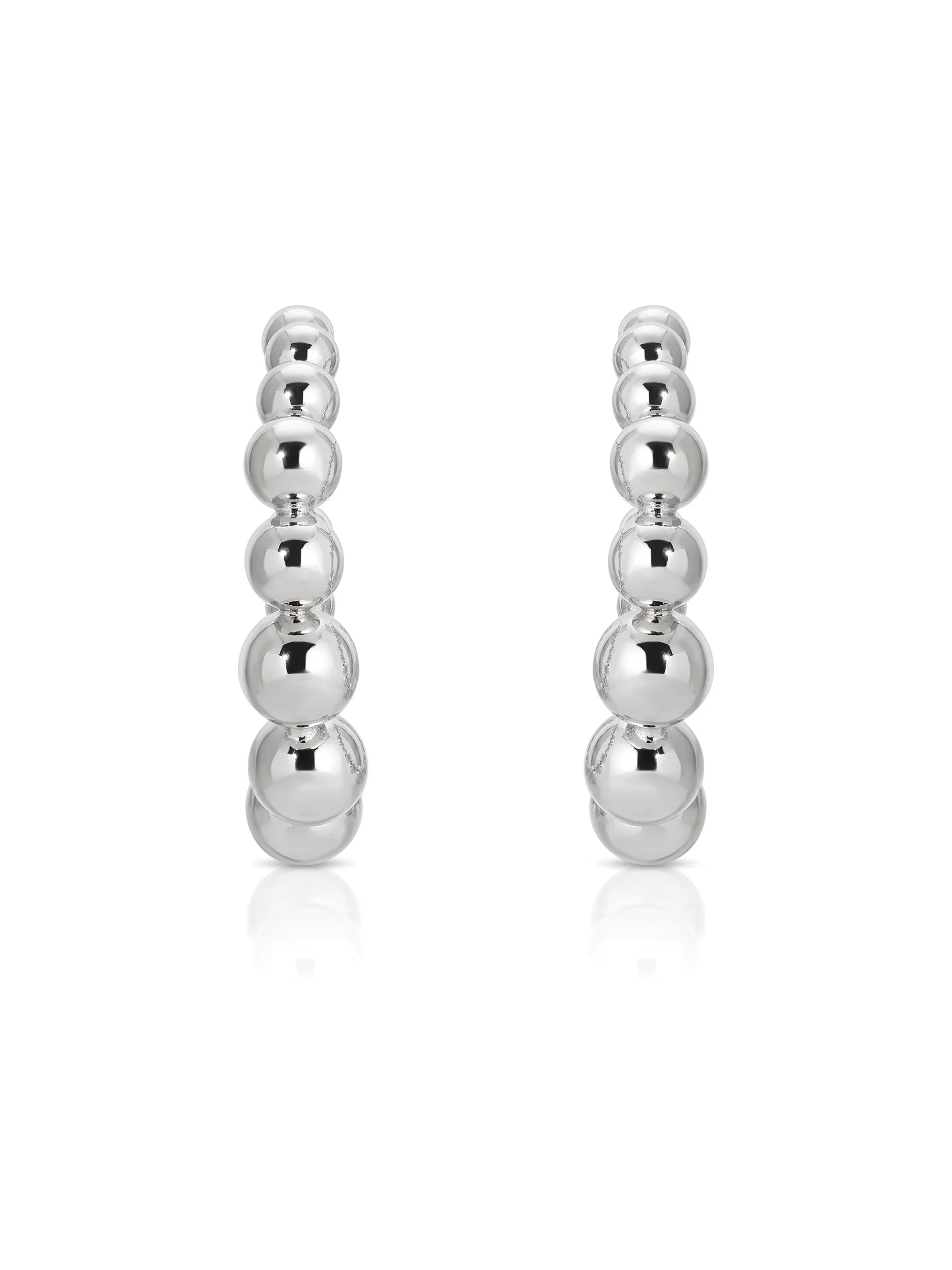 Bubble Ball Hoop Earrings