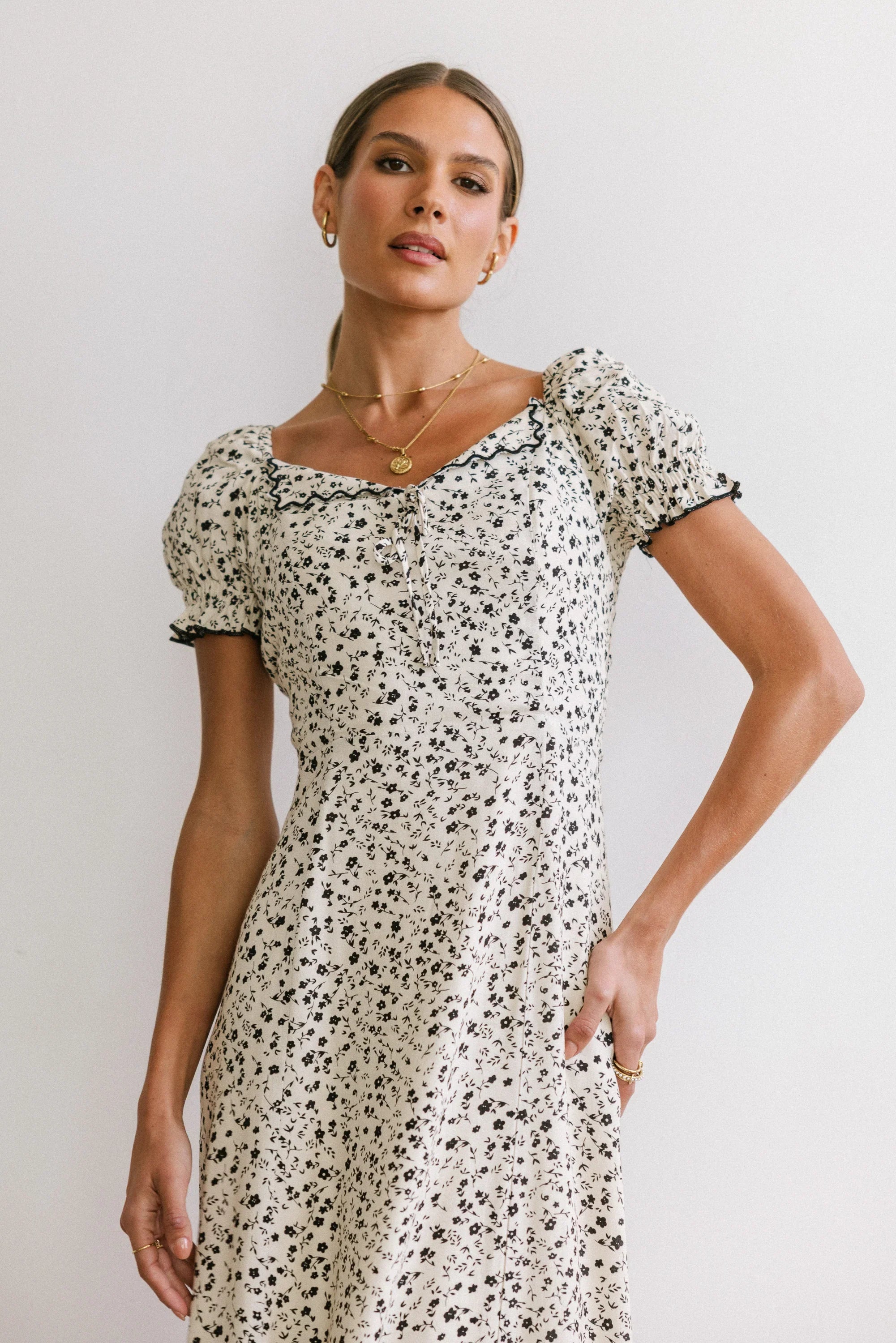 Marlow Maxi Dress in Cream FINAL SALE