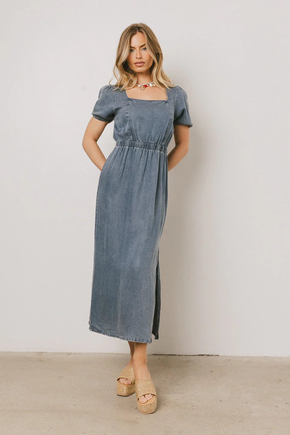 Gael Denim Maxi Dress FINAL SALE