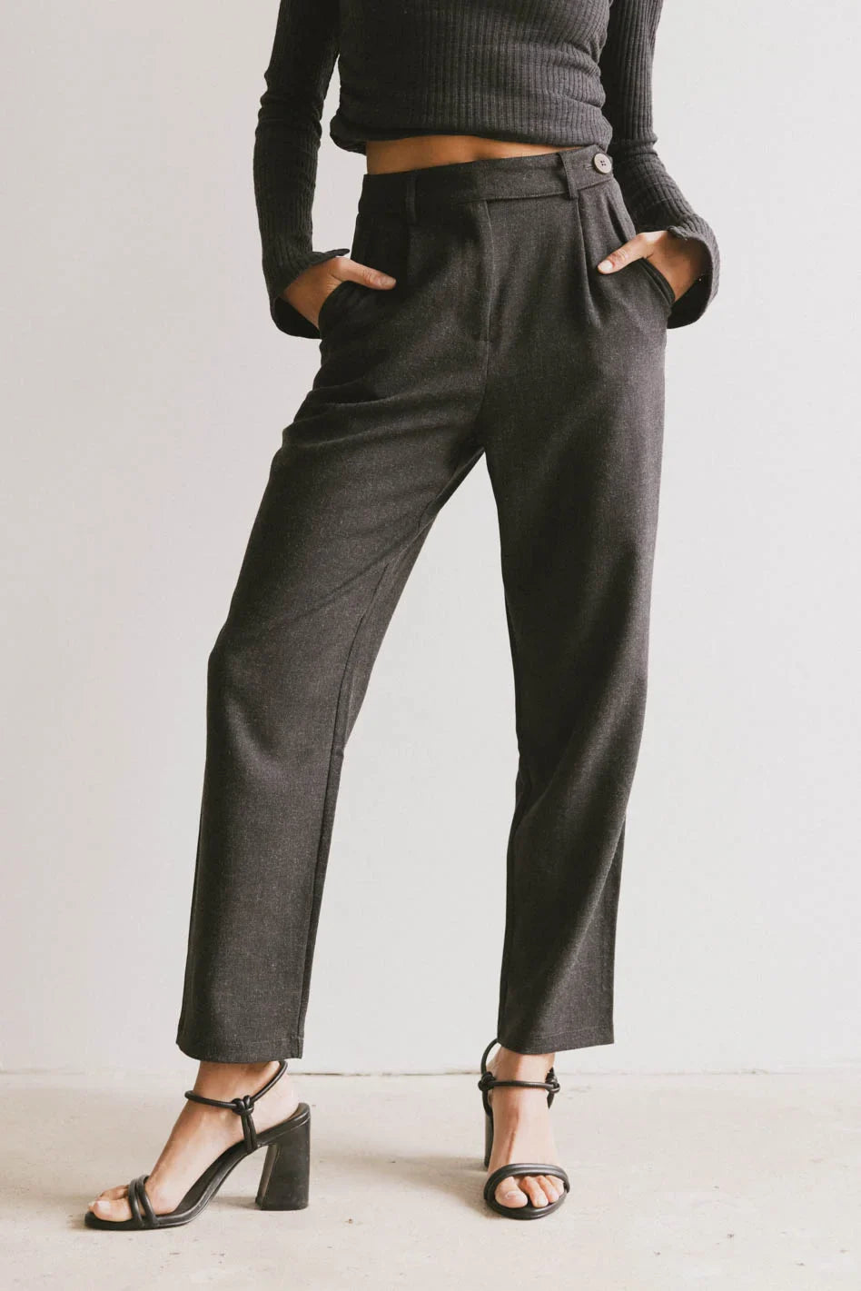 Kamryn Trouser in Charcoal FINAL SALE