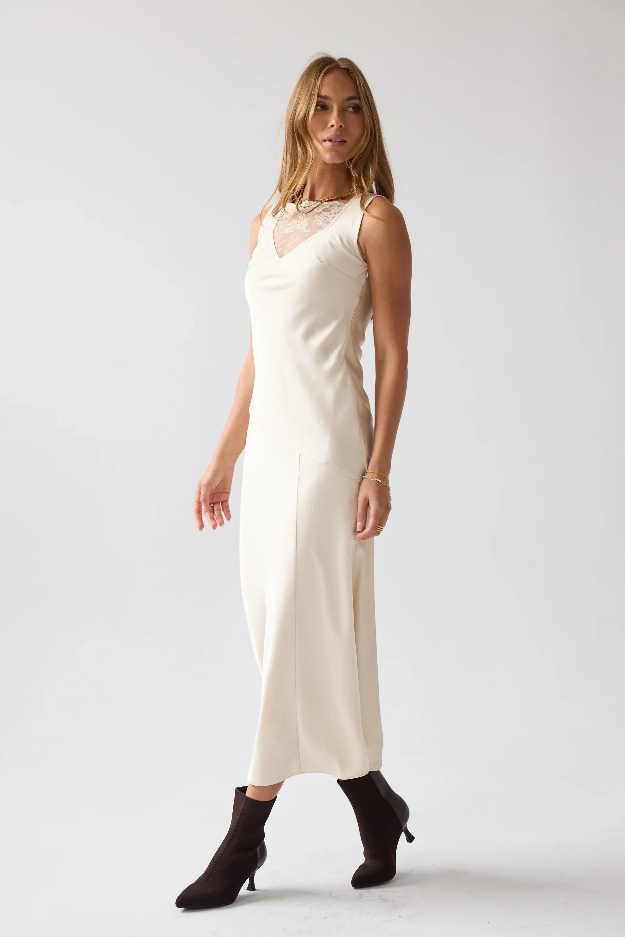 Shelby Satin Maxi Dress FINAL SALE