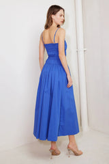 MOONLIGHT MIDI DRESS COBALT BLUE