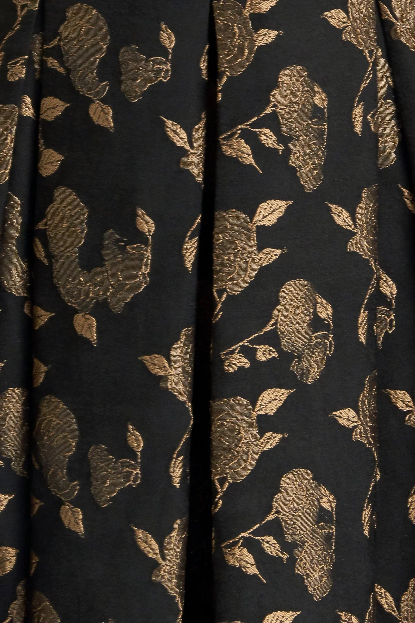 GARDEN OPERA BLACK BROWN MIDI DRESS FINAL SALE