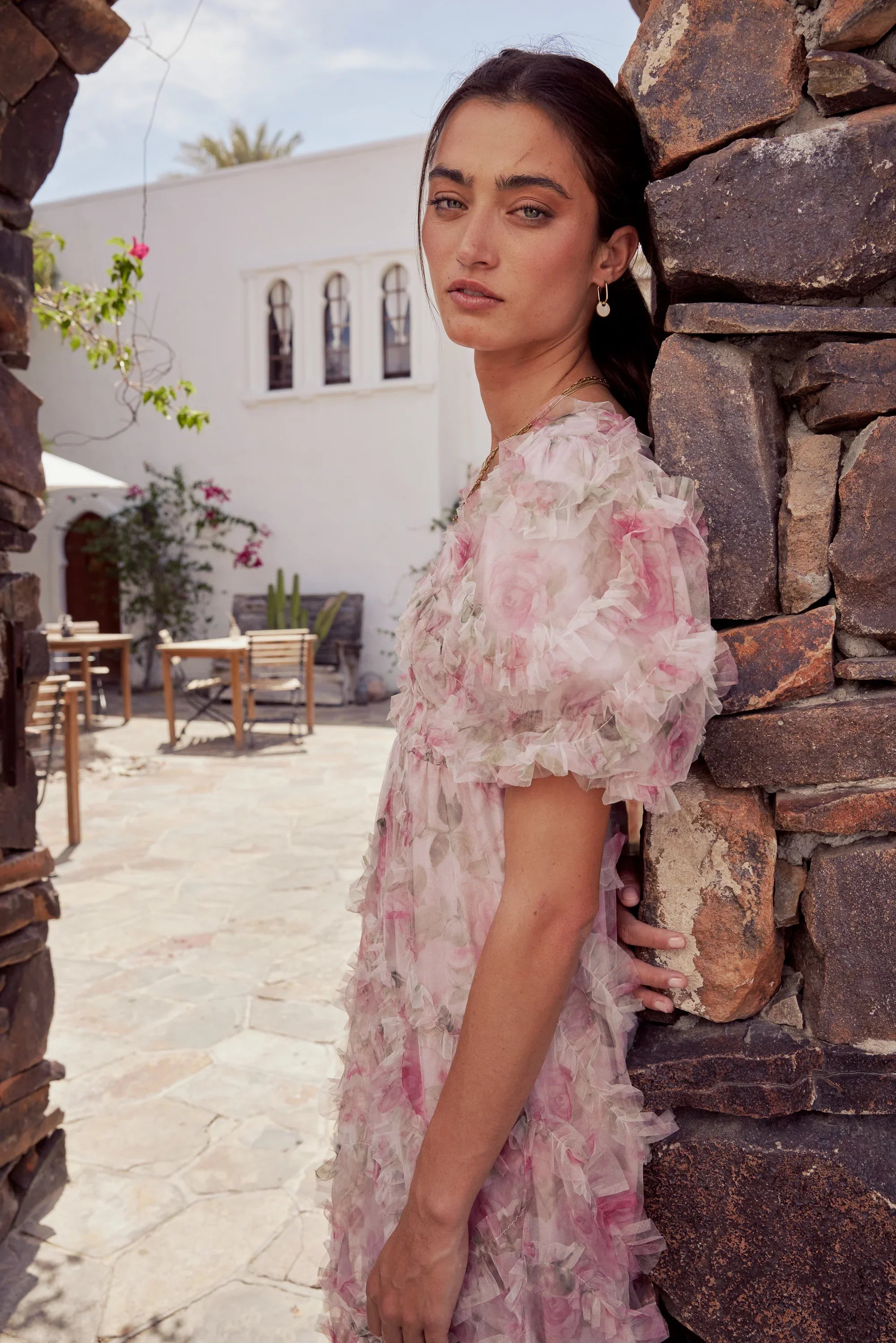 Marina Ruffle Maxi Dress FINAL SALE