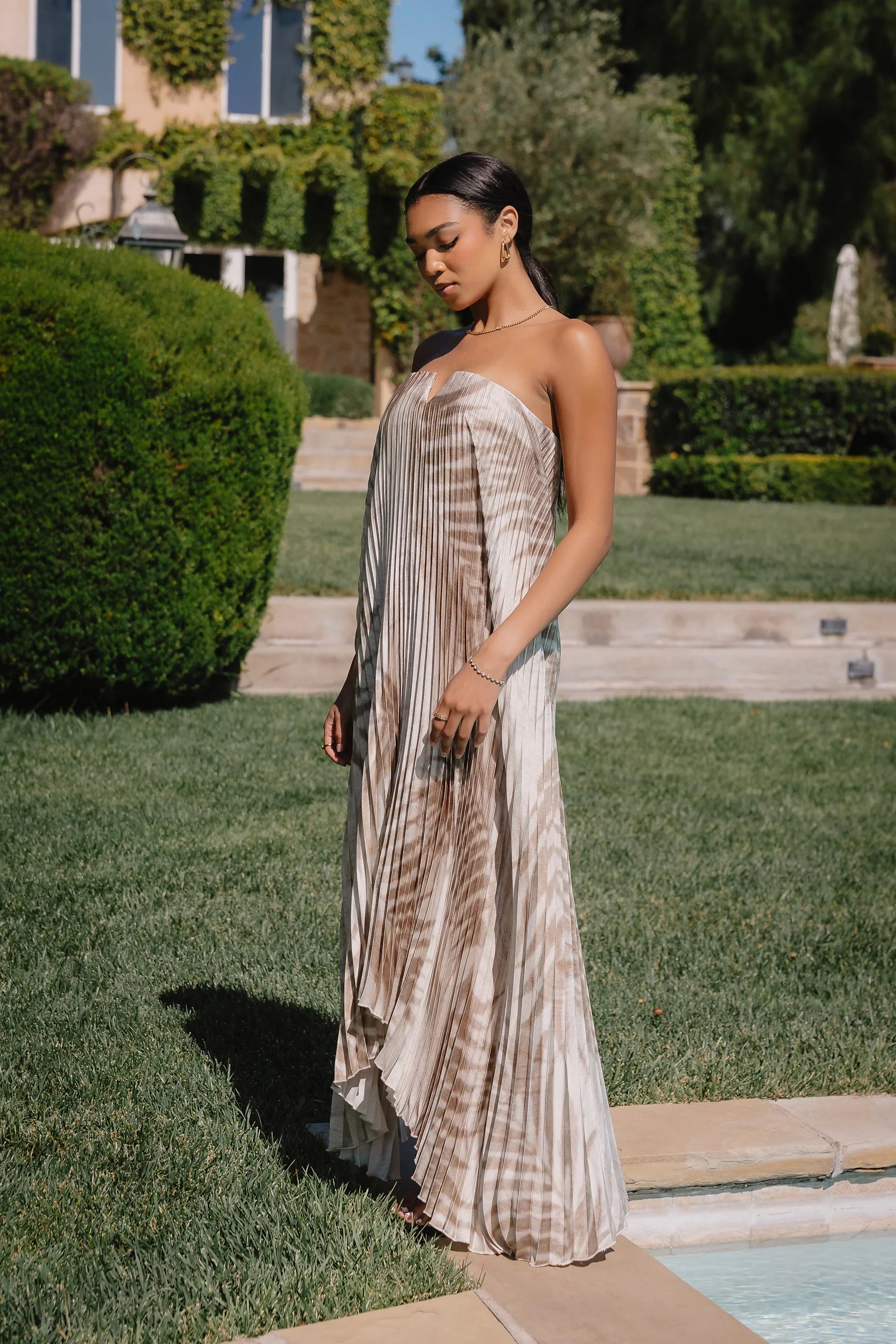 Brandie Accordion Maxi Dress