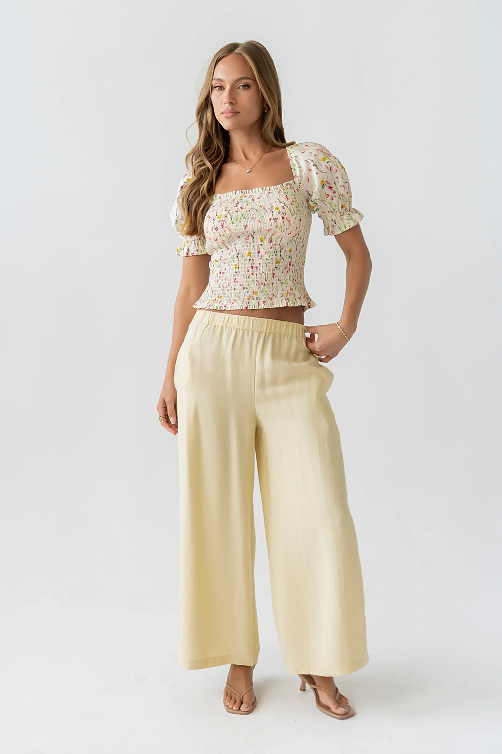 Gia Smocked Blouse