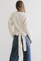 Azura Knit Sweater in Cream FINAL SALE
