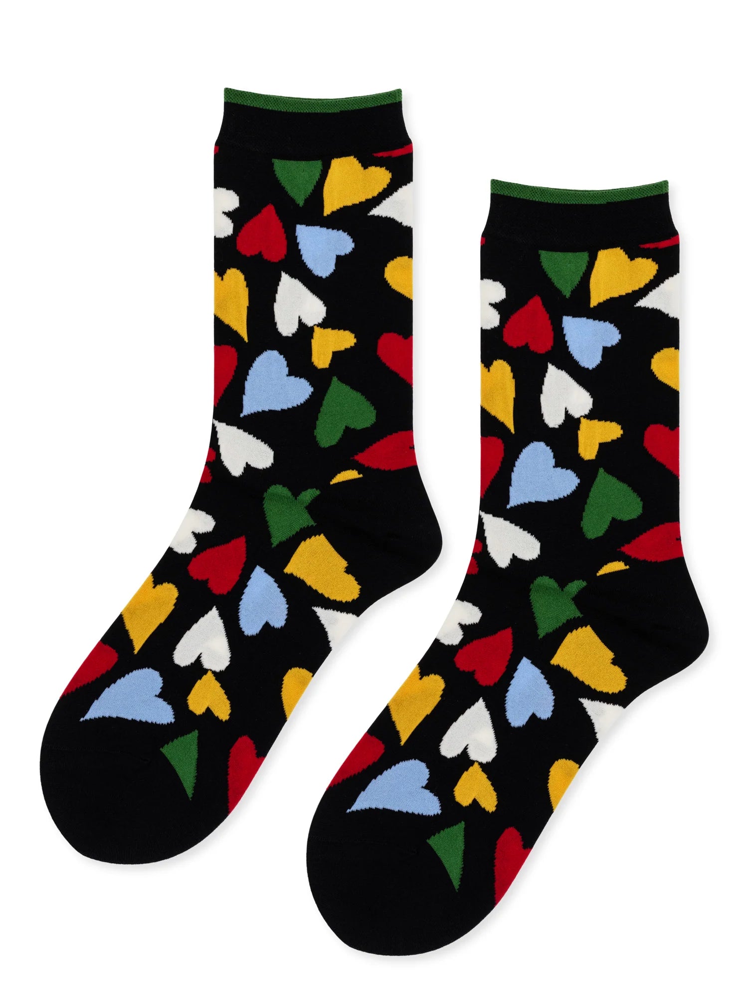 Terrazzo Hearts Sheer Crew