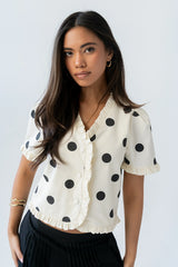 Tyla Polka Dot Blouse