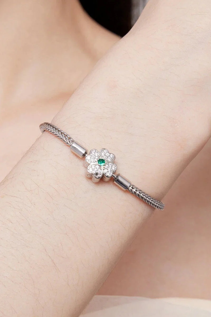 Lucky Four Leaf Clover Bracelet