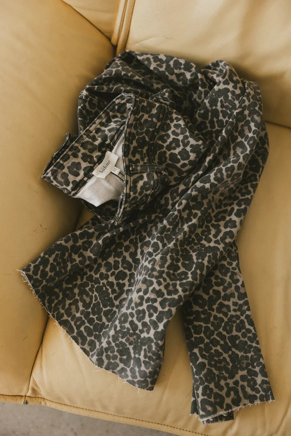 Kortnee Leopard Print Jeans FINAL SALE