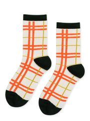 Boucle Plaid Crew