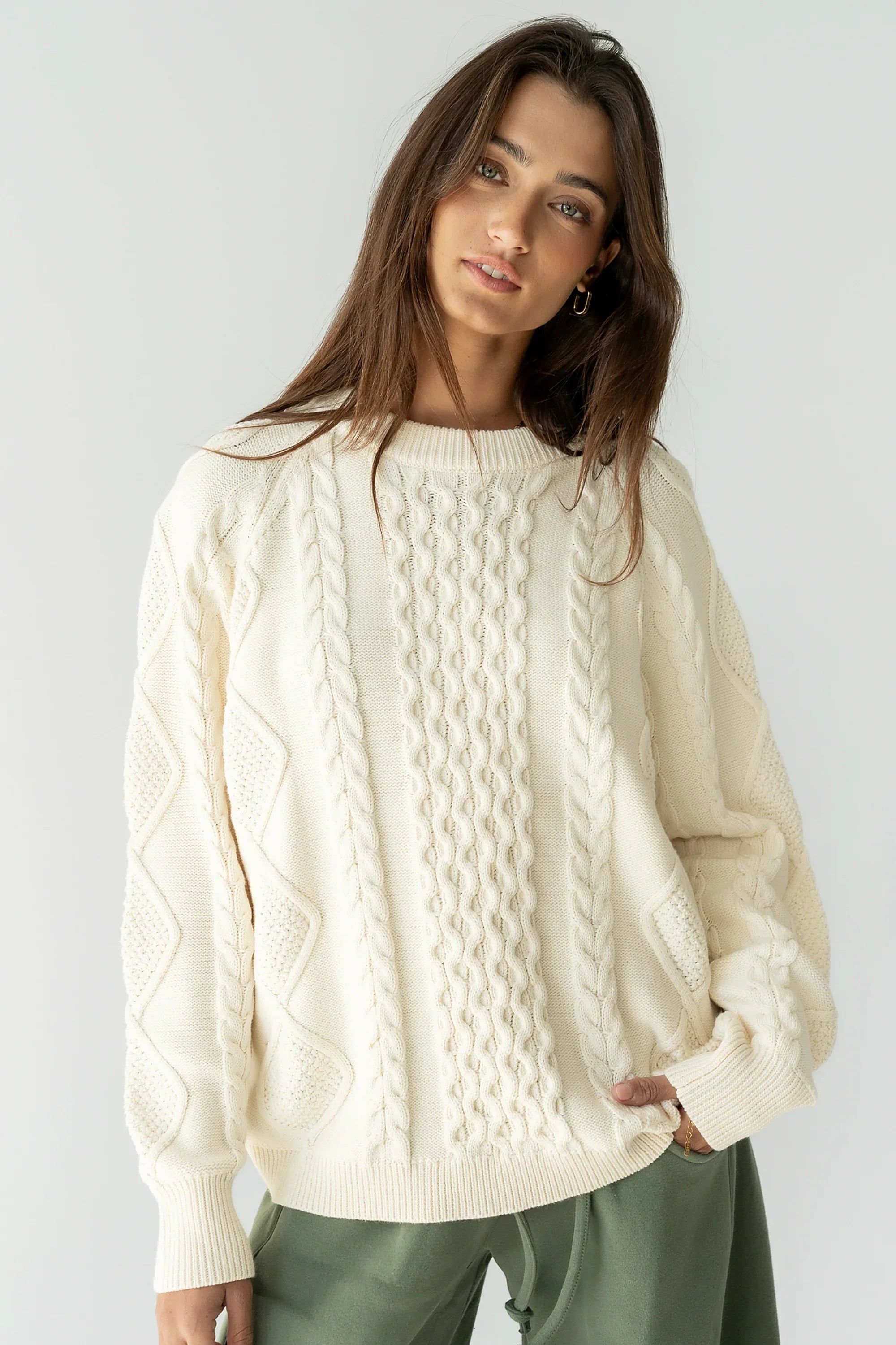 Toni Cable Knit Sweater FINAL SALE