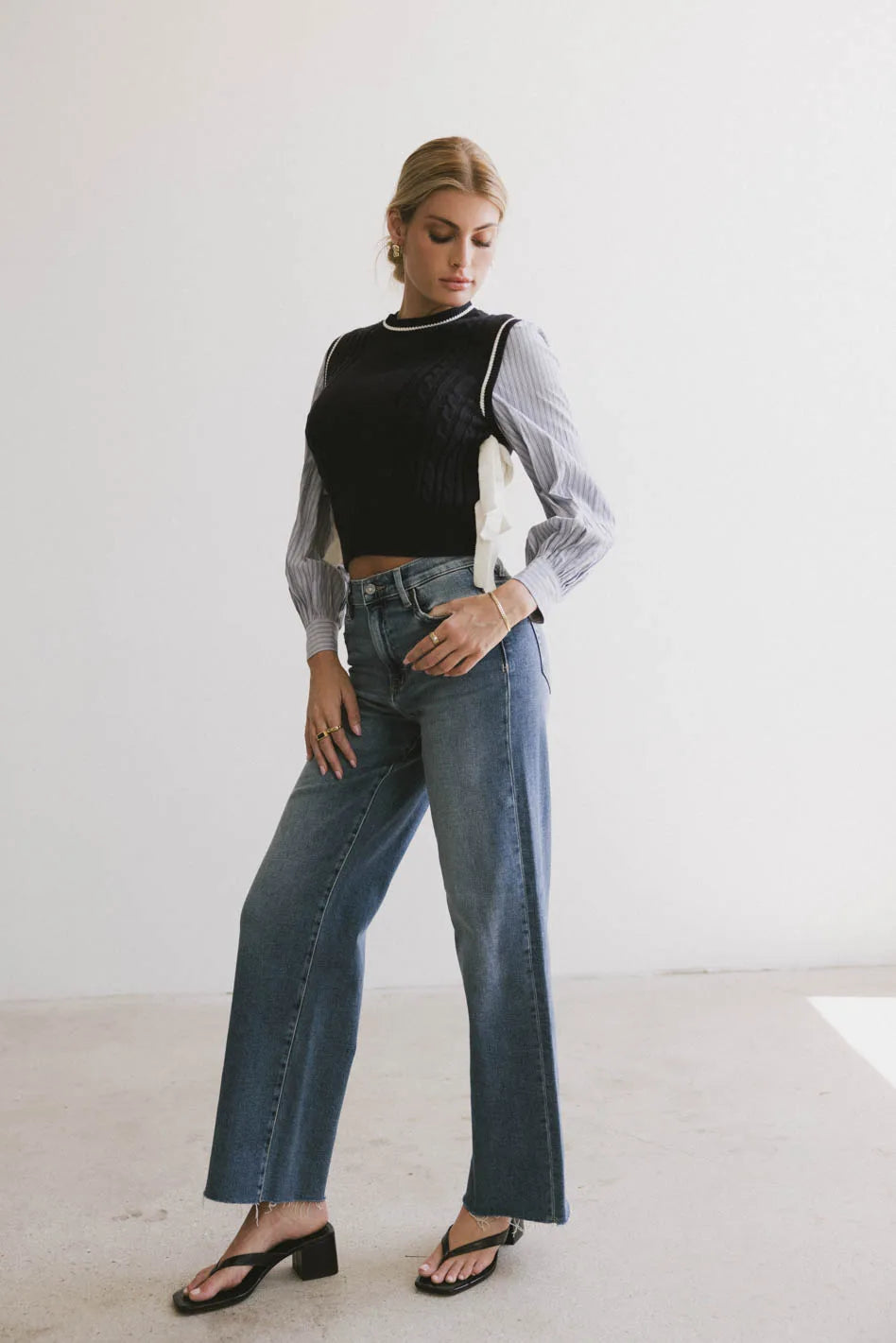 Riley Dad Jeans in Medium Wash FINAL SALE